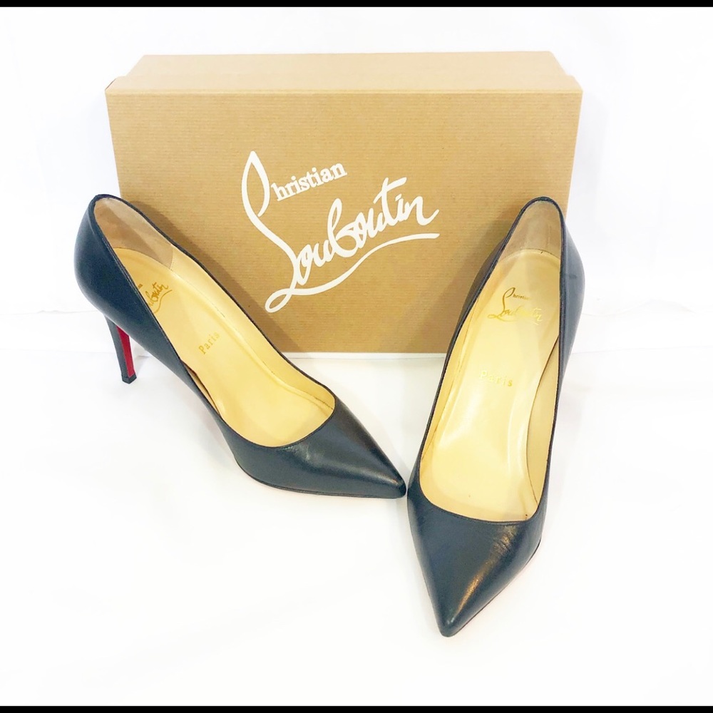 ✖️SOLD✖️ CHRISTIAN LOUBOUTIN HEELS PIGALLE 85 KID - Picture 1 of 8